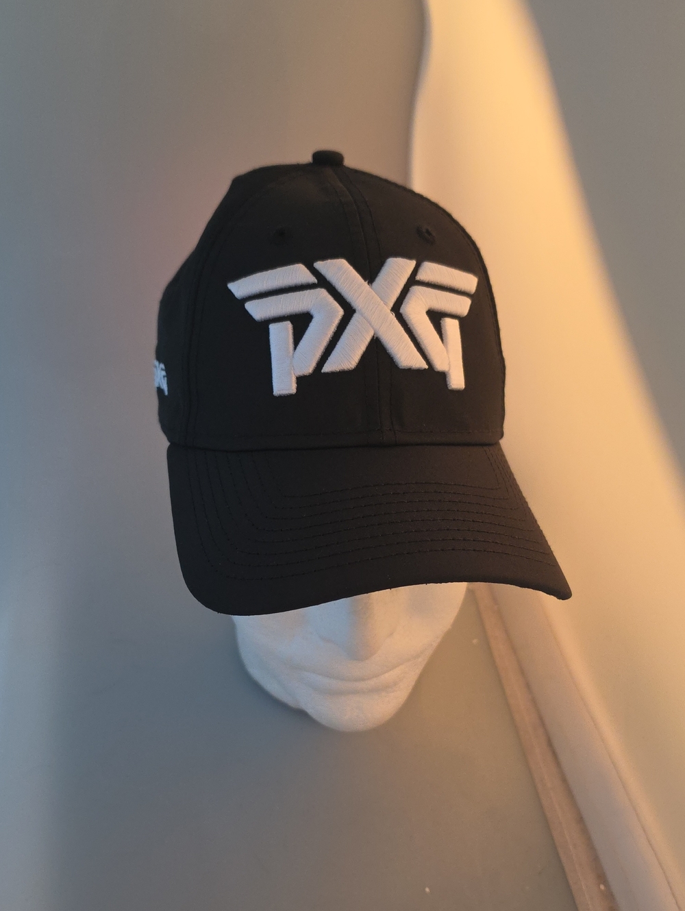 PXG Black Cap with White Embroidered PXG Logo